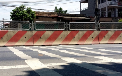 Khắc phục hư hỏng gây mất ATGT trên tuyến QL1, tỉnh Ninh Bình