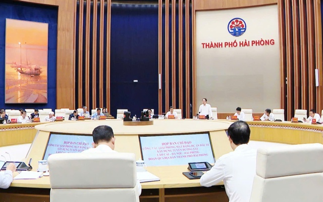 Hải Phòng phấn đấu hoàn thành GPMB tuyến đường sắt Lào Cai - Hà Nội - Hải Phòng trong năm 2025