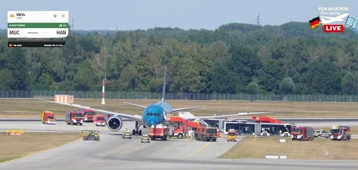 Lý do khiến máy bay của Vietnam Airlines phải quay đầu hạ cánh ở Munich