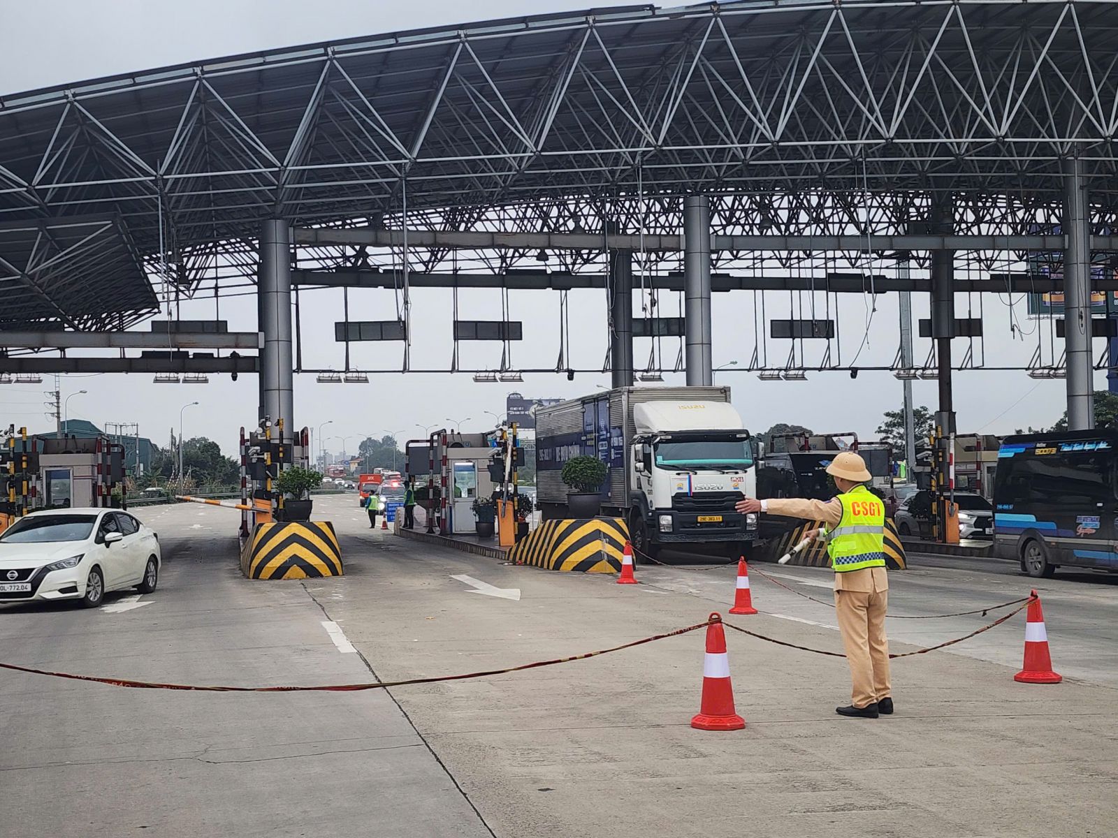 Đảm bảo TTATGT tại các trạm thu phí từ Quảng Ngãi đến Nha Trang