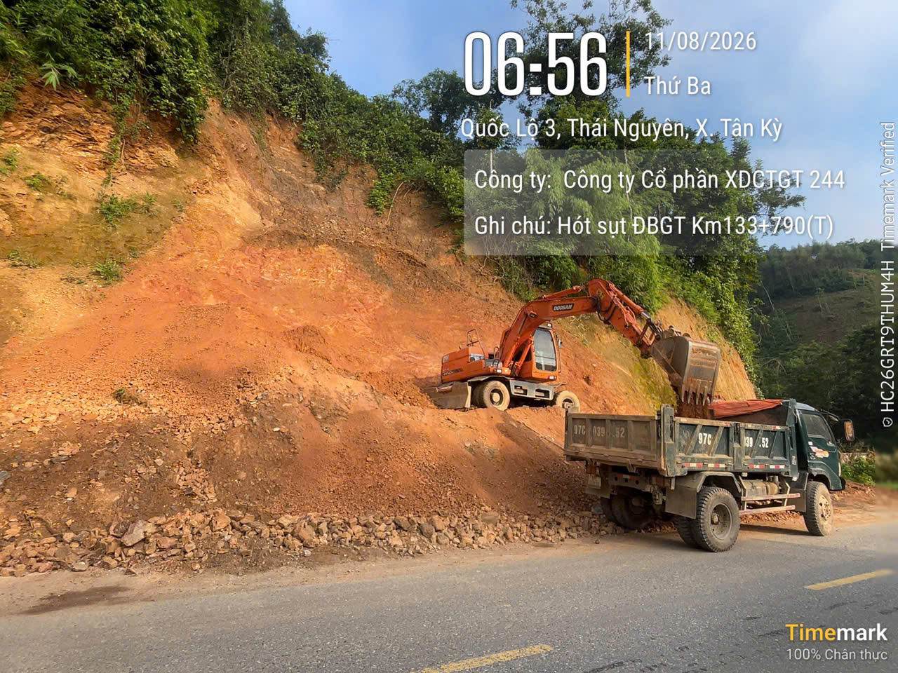 Xử lý các điểm nguy cơ mất ATGT trên QL3 đoạn Km121 - Km125+500