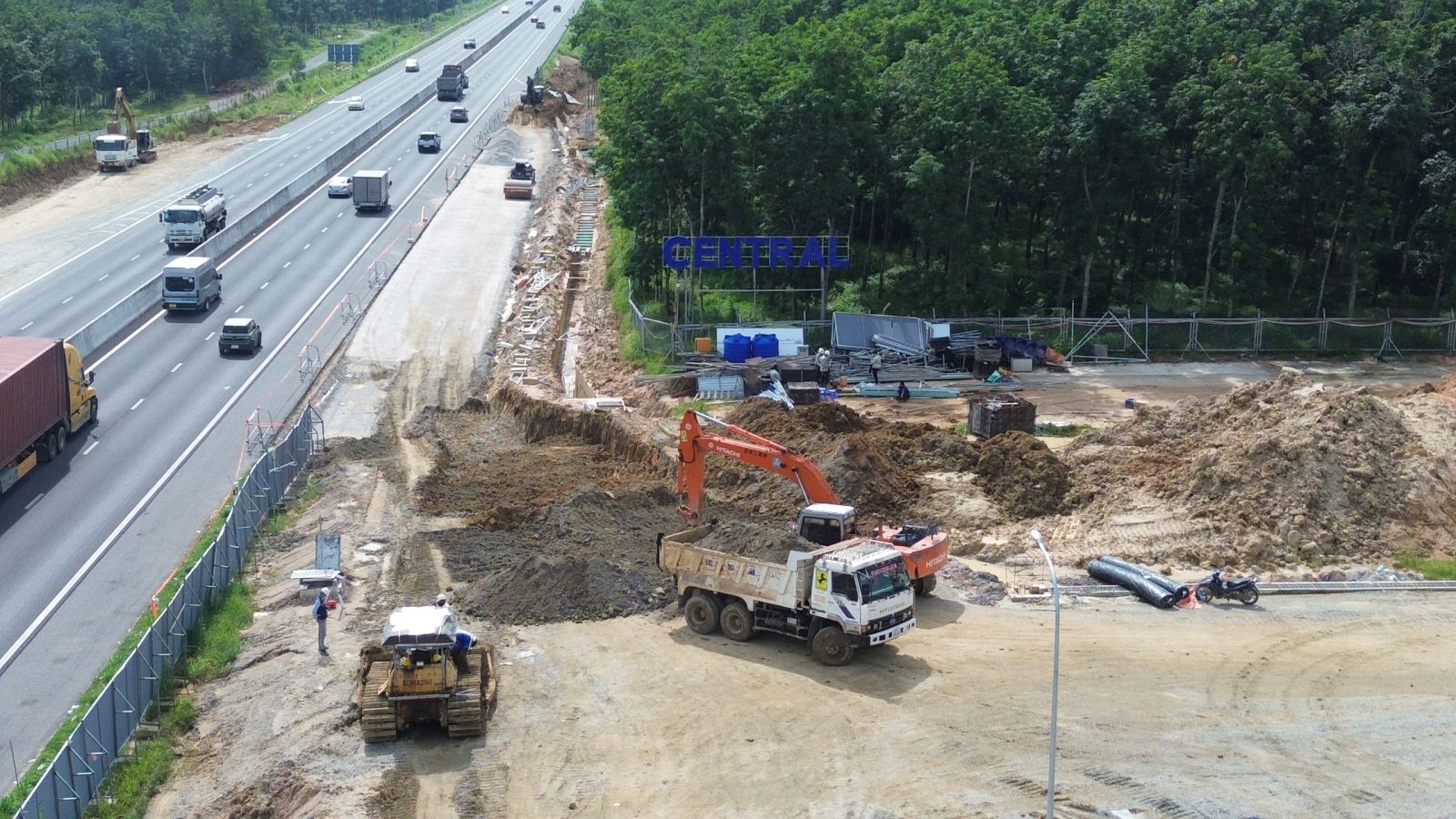 Đẩy nhanh tiến độ hoàn thành Trạm dừng nghỉ Km47+500 trên cao tốc Phan Thiết - Dầu Giây
