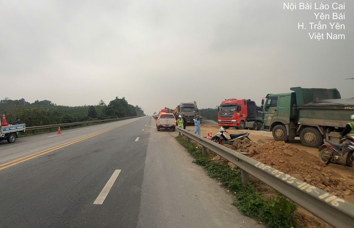 Xử phạt nhà thầu do không bảo đảm an toàn khi thi công cao tốc Nội Bài – Lào Cai