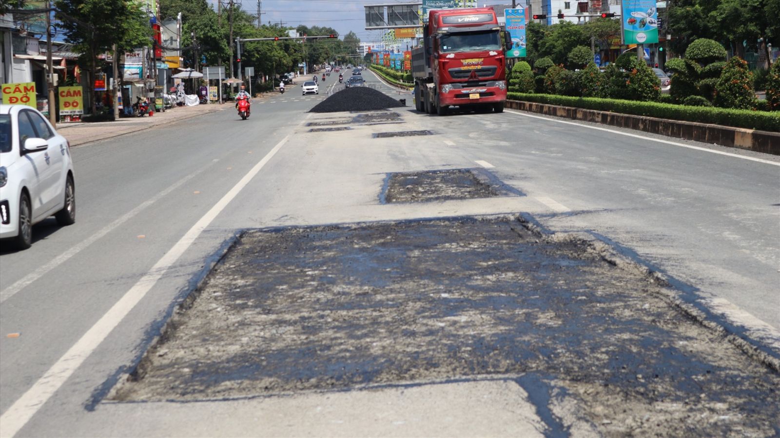 QL14 qua Đồng Nai tiếp tục phát sinh hư hỏng