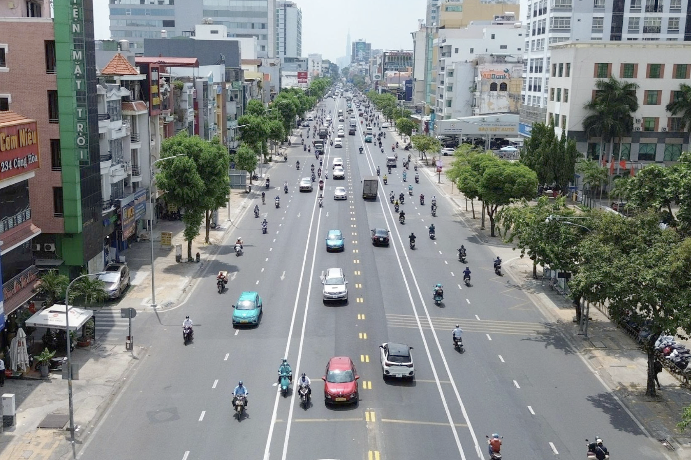 TP.HCM phân luồng giao thông đường Cộng Hoà từ ngày 15/5 nhằm giảm kẹt xe