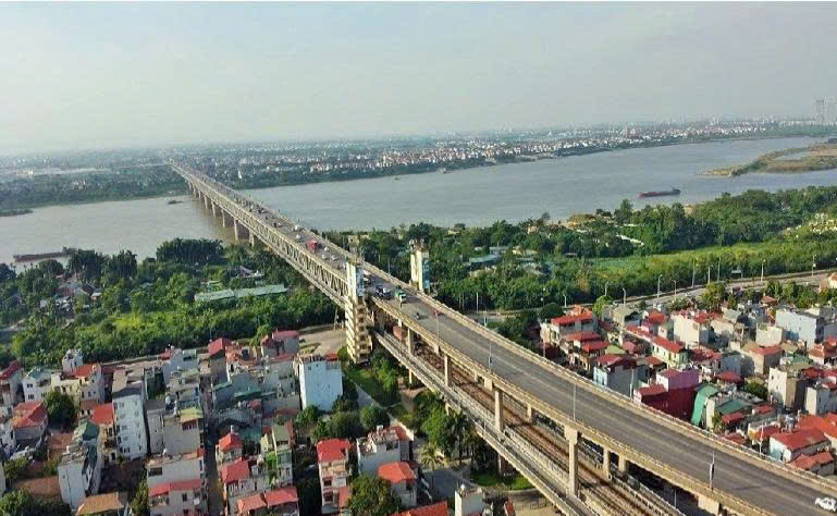 Hà Nội tổ chức giao thông khu vực cầu Thăng Long phục vụ thi công