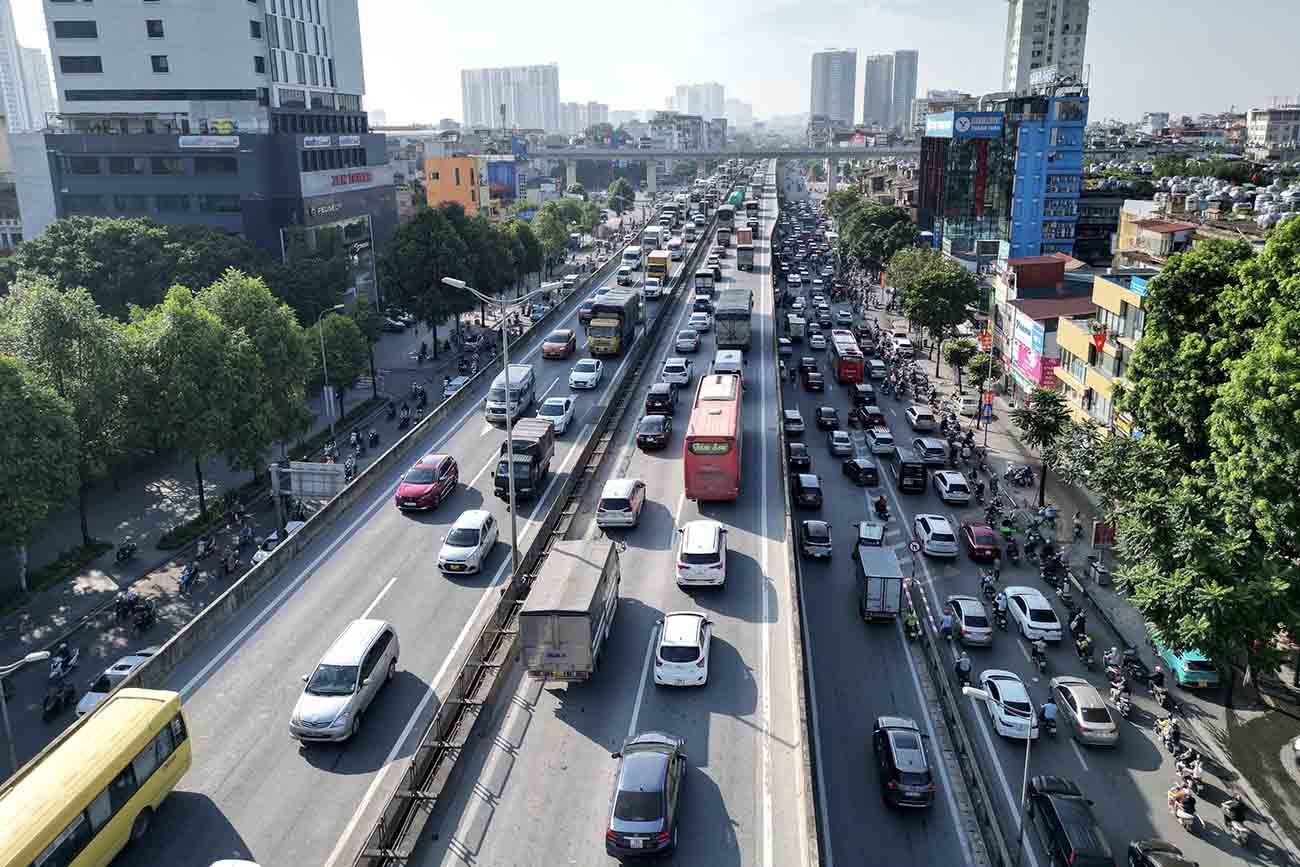 Cục CSGT đề xuất bỏ làn dừng khẩn cấp trên đường vành đai 3 Hà Nội