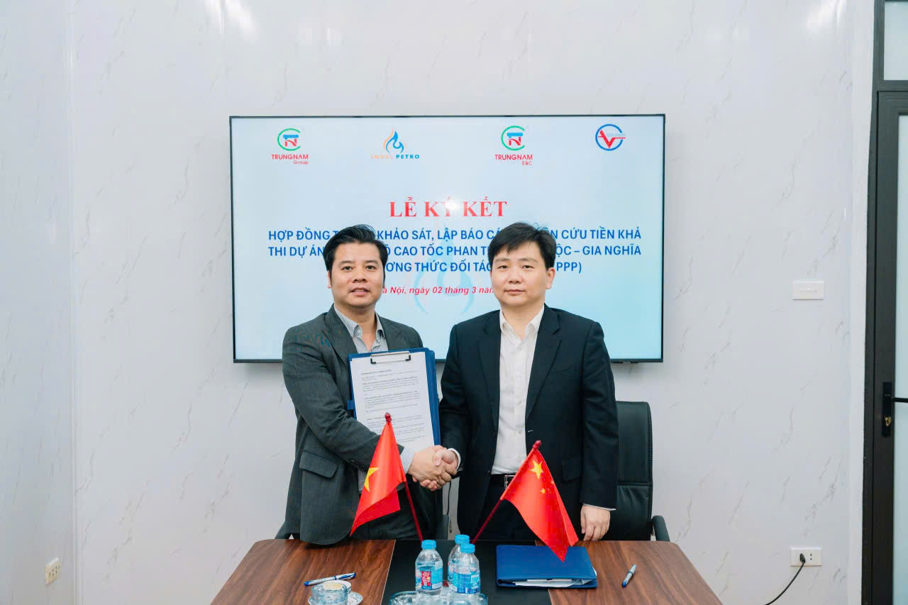 Liên danh Trung Nam - Indel ký MOU thẩm tra cao tốc Gia Nghĩa - Bảo Lộc -  Phan Thiết