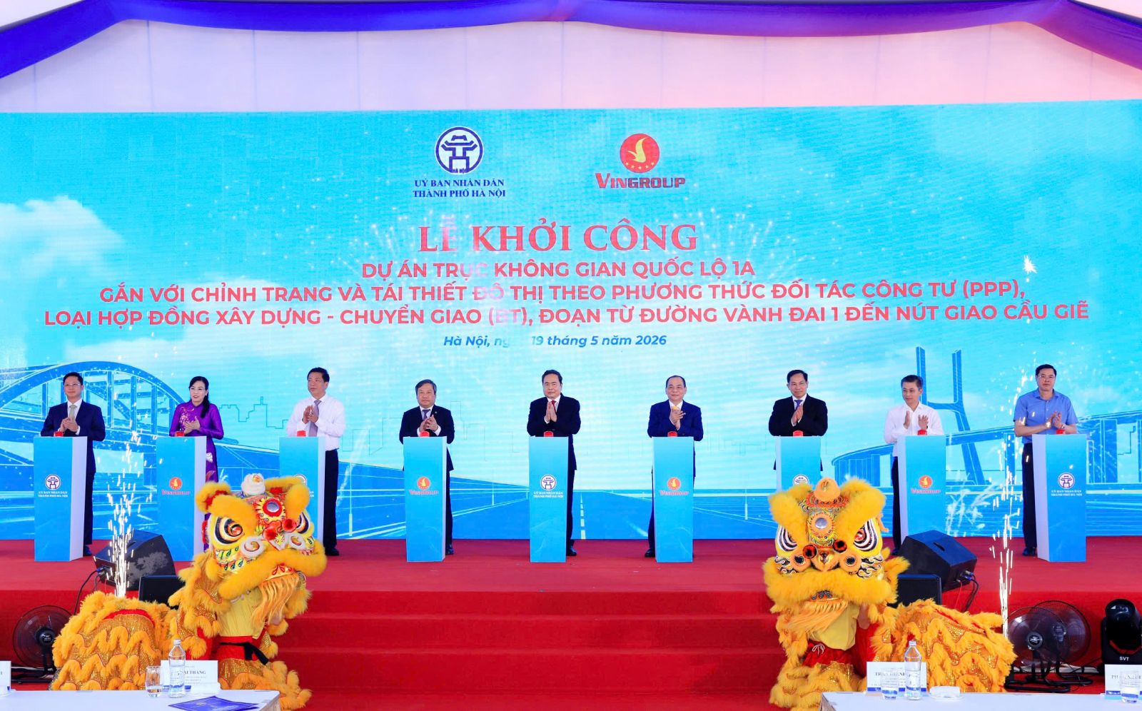 Khởi công siêu dự án gần 162.000 tỷ đồng tái thiết trục QL1A qua Hà Nội