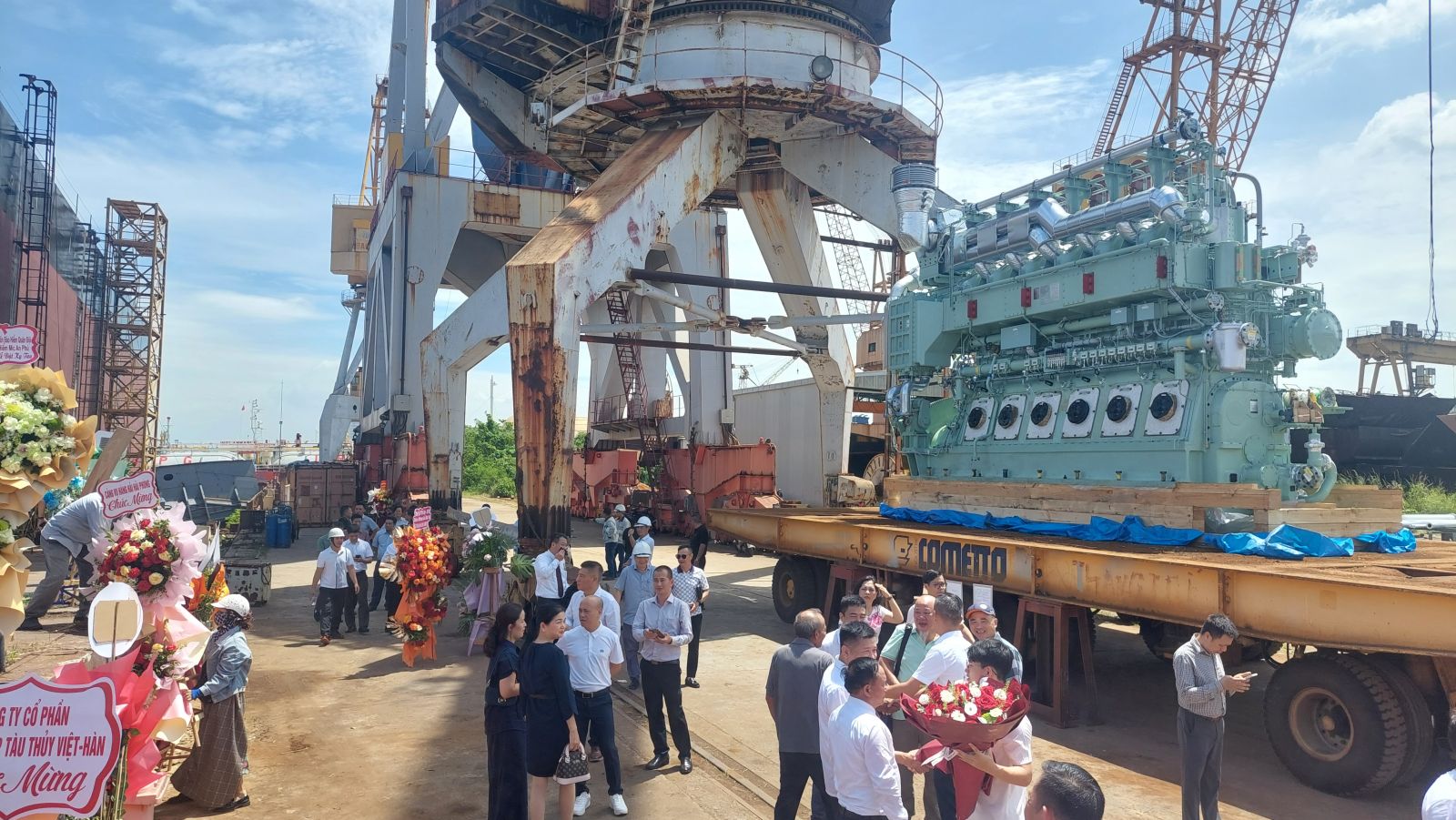 Thêm lô tàu biển đóng mới sử dụng động cơ Hanshin Diesel cho “trái tim” tàu