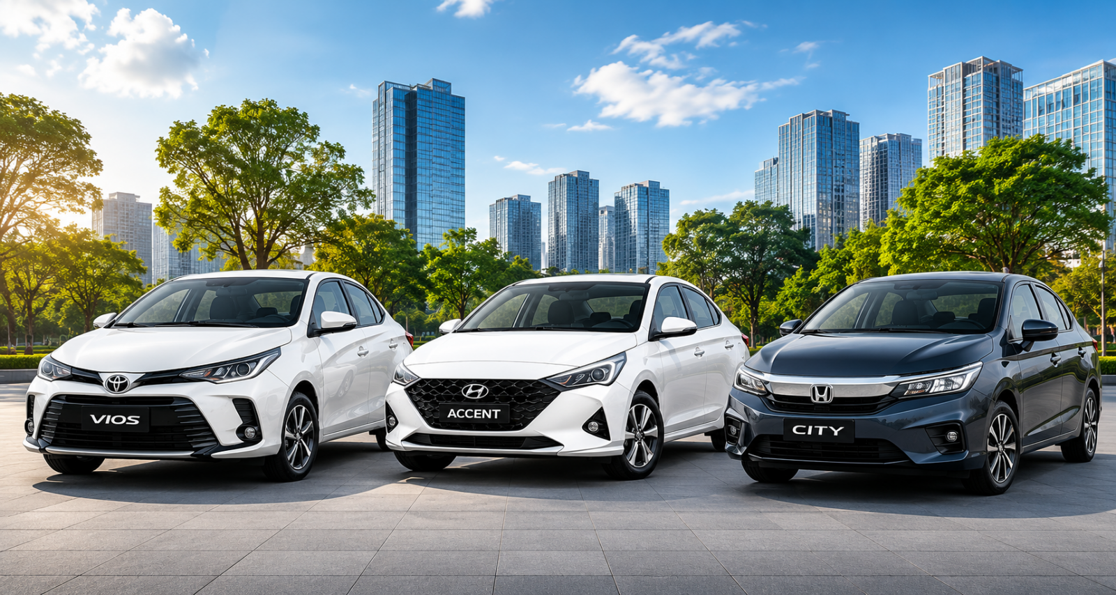 Bộ ba sedan hạng B giảm giá đến 80 triệu ở Việt Nam để kéo khách