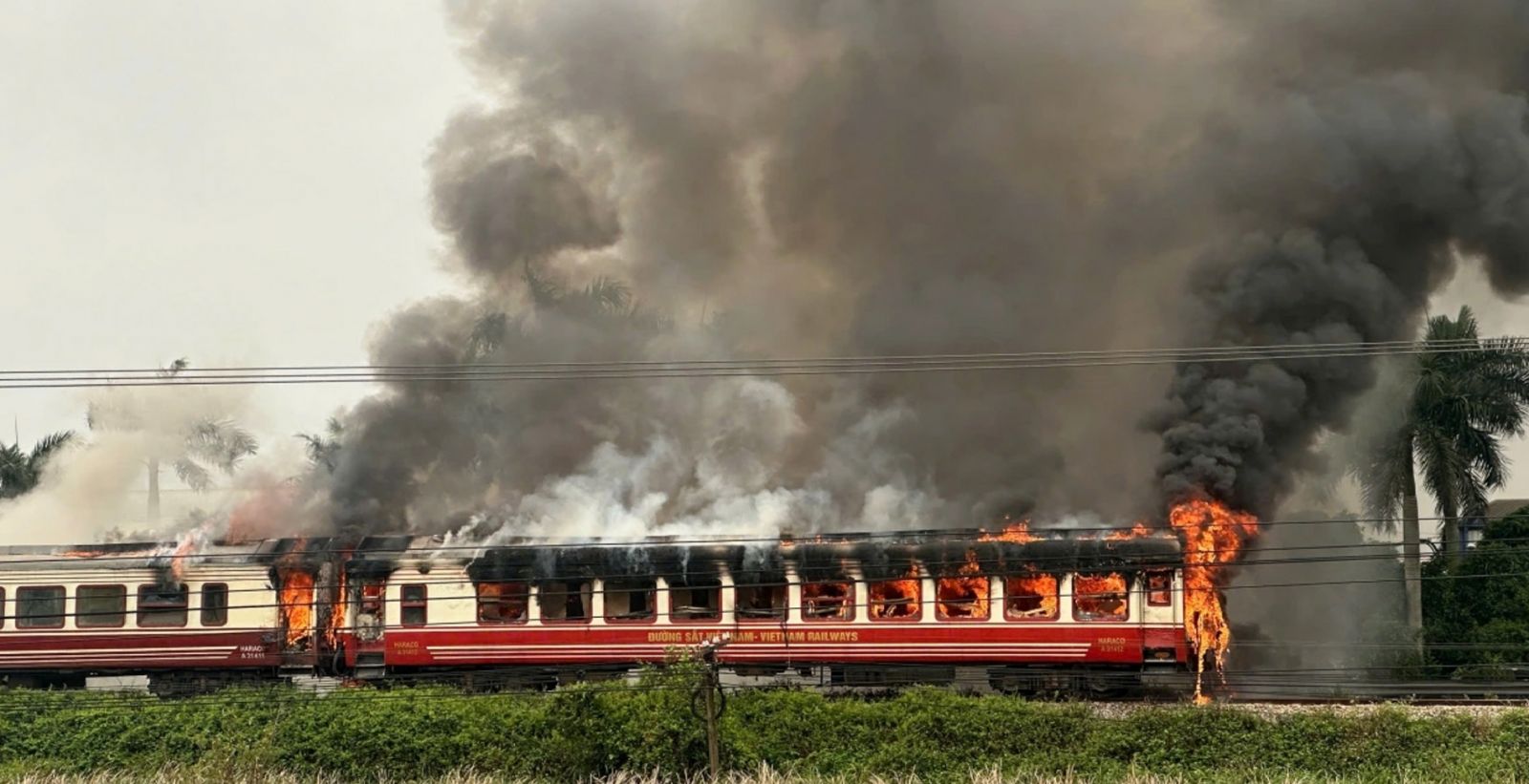 Dừng một số chuyến tàu tuyến Hải Phòng - Hà Nội trong ngày 17/4 do sự cố