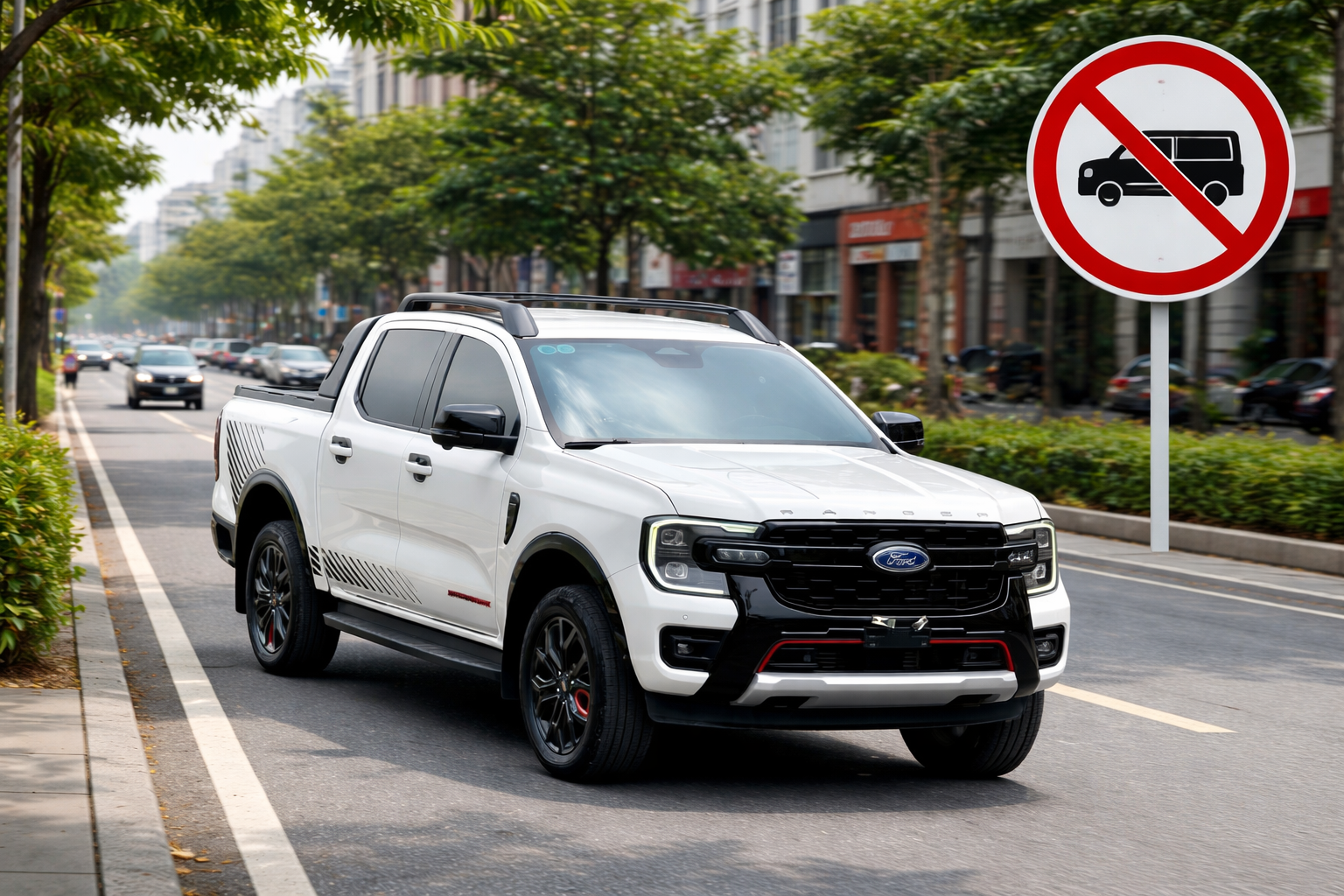 Một số xe bán tải sẽ bị cấm vào nội đô Hà Nội giờ cao điểm