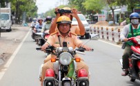 Công an TP Cần Thơ kết hợp tuần tra và ghi hình xử lý vi phạm giao thông