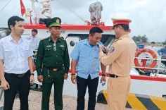 Quảng Ngãi tăng cường quản lý giao thông đường thủy nội địa