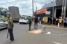 Xe tải va chạm với xe đạp điện ở Đắk Lắk, một nữ sinh tử vong thương tâm