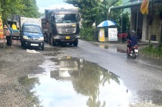 Yêu cầu nhà thầu khắc phục hư hỏng, bảo đảm an toàn trên Quốc lộ 24B