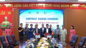 Ký hợp đồng đóng mới 10 tàu chở dầu/hóa chất 6.500 DWT 