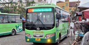 Hà Nội: Mở rộng vùng phục vụ tuyến buýt số 108