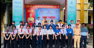 Tuyên truyền pháp luật giao thông cho học sinh vùng nông thôn tỉnh Quảng Trị