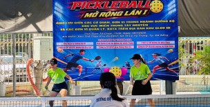 34 đội tranh tài tại Giải Pickleball mở rộng ngành Đường bộ khu vực miền Trung - Tây Nguyên