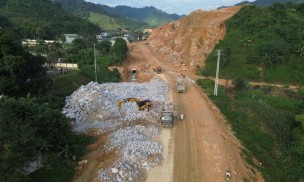 Kiên quyết xử lý nhà thầu làm chậm tiến độ đường Hồ Chí Minh đoạn Chợ Chu - Ngã ba Trung Sơn