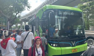 Hà Nội: Tăng tuyến buýt kết nối với Trung tâm Hội chợ triển lãm quốc gia
