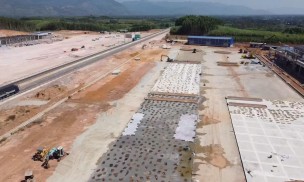 Tăng tốc thi công trạm dừng nghỉ cao tốc Quảng Ngãi - Hoài Nhơn, sẵn sàng khai thác tạm trước ngày 30/6