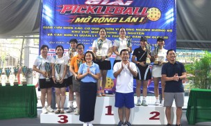 Giải Pickleball mở rộng ngành Đường bộ lần thứ I: Sôi nổi, đoàn kết và lan tỏa tinh thần thể thao