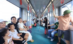 Dịp nghỉ lễ Quốc khánh 02/9, Hà Nội Metro phục vụ hơn 408.000 lượt hành khách 