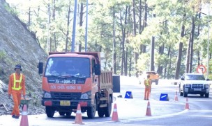 Lâm Đồng chi 16 tỷ đồng khẩn cấp khắc phục sạt lở trên đèo Prenn