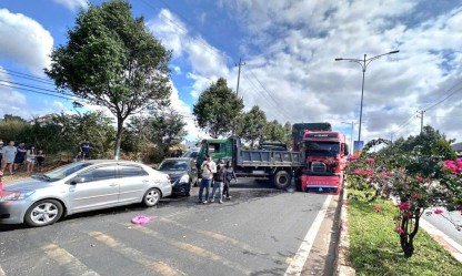 Đắk Lắk: Tai nạn giao thông liên hoàn giữa 7 ô tô trên đường tránh Tây Buôn Ma Thuột