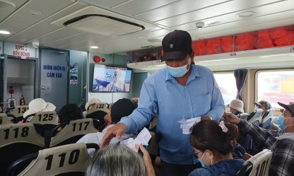 Quảng Ngãi: Xây dựng lịch chạy tàu, giá vé tuyến Sa Kỳ - Lý Sơn minh bạch hiệu quả