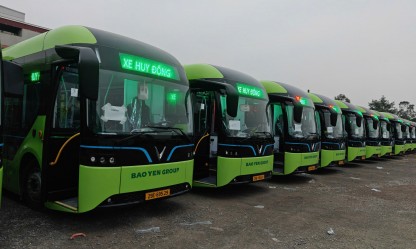 Hà Nội: Đưa thêm nhiều tuyến xe buýt điện vào khai thác