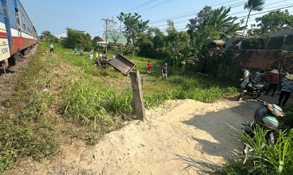 Tai nạn đường sắt tại Đắk Lắk: 1 cháu bé tử vong, 2 người bị thương