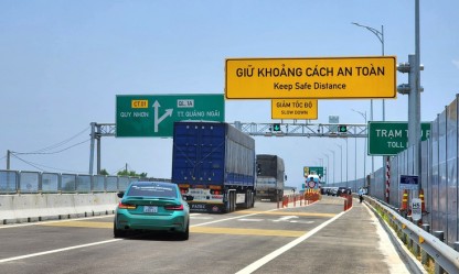 Vận hành cao tốc Quảng Ngãi - Hoài Nhơn ổn định
