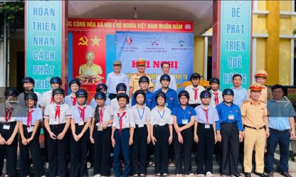 Tuyên truyền pháp luật giao thông cho học sinh vùng nông thôn tỉnh Quảng Trị