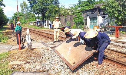 Đóng lối đi tự mở, tăng cường an toàn đường sắt qua Đà Nẵng