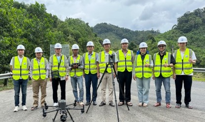 Ứng dụng công nghệ UAV và Scan Laser khảo sát công trình giao thông 