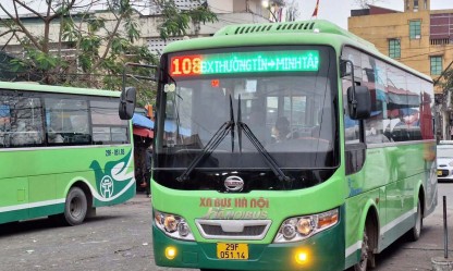 Hà Nội điều chỉnh điểm đầu cuối tuyến xe buýt số 62, 108, 113