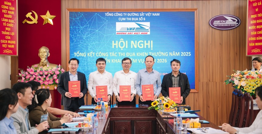 Cụm thi đua số 6 ngành Đường sắt: Nỗ lực hoàn thành tốt nhiệm vụ