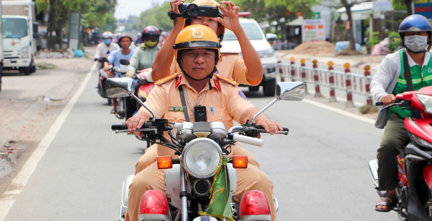 Cần Thơ kết hợp tuần tra và ghi hình xử lý vi phạm giao thông