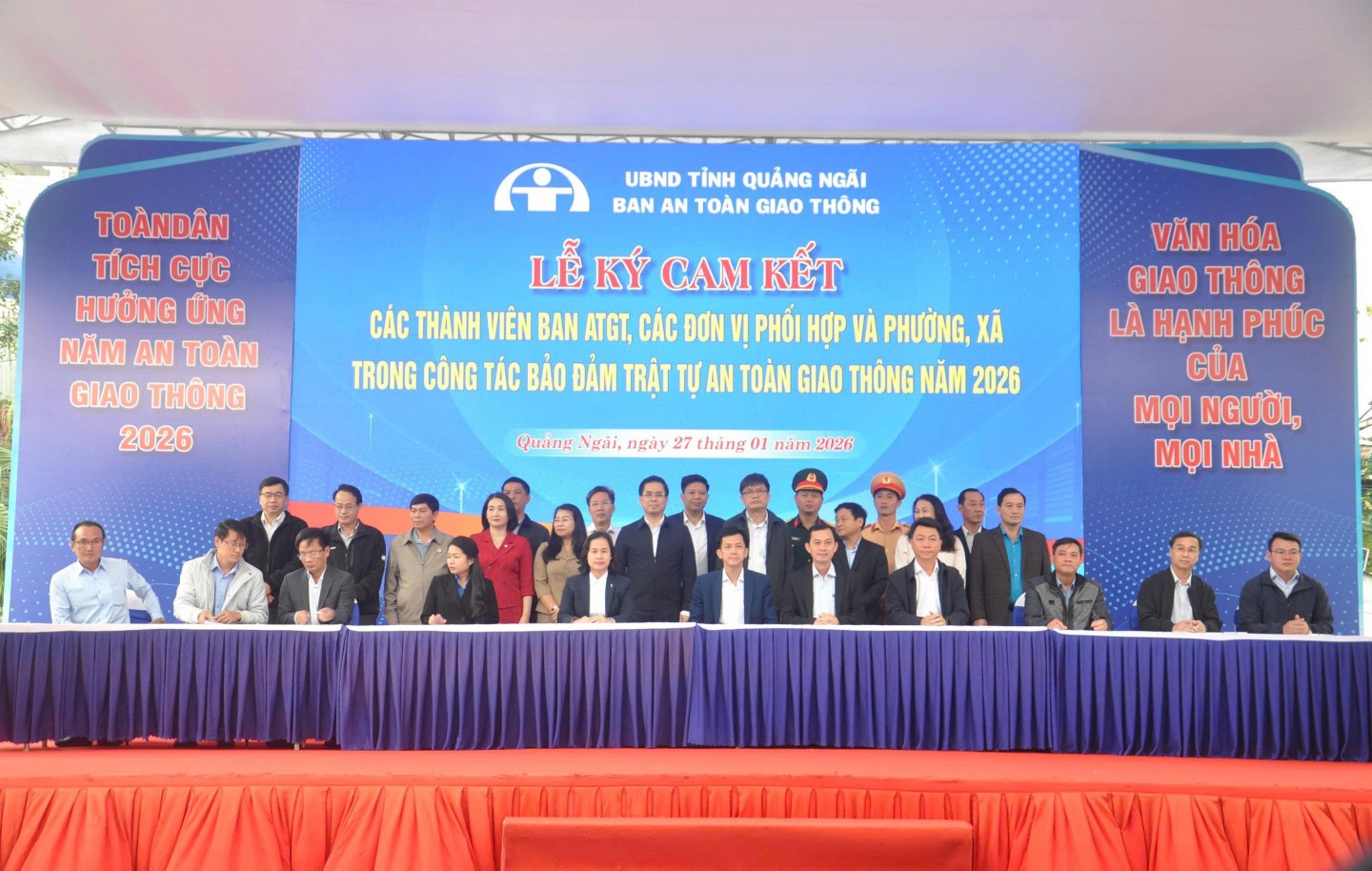 Quảng Ngãi phát động Năm An toàn giao thông 2026