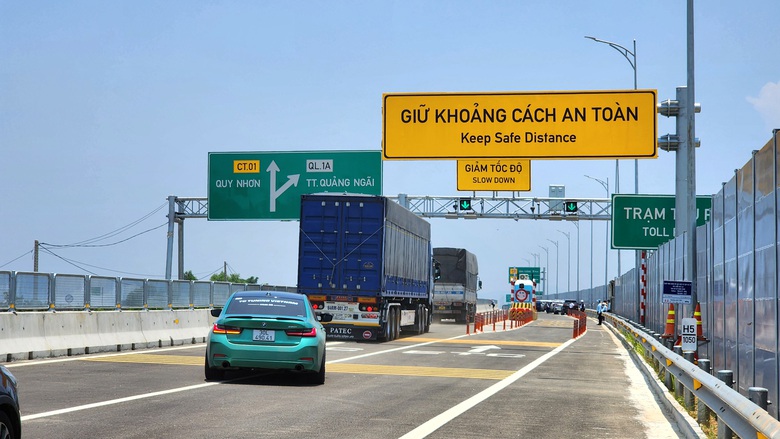 Vận hành cao tốc Quảng Ngãi - Hoài Nhơn ổn định